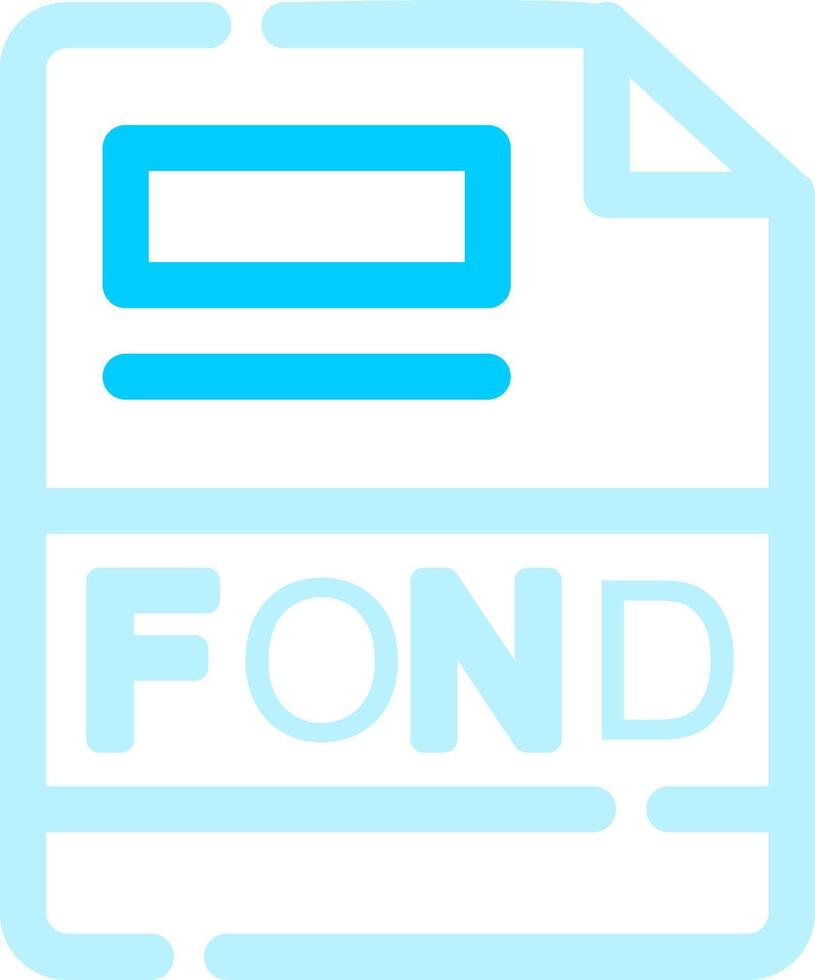 FOND Creative Icon Design vector