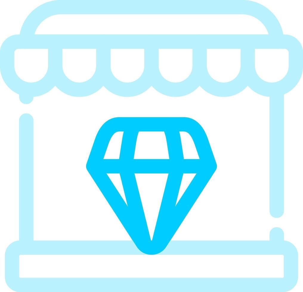 Diamond Shop Creative Icon Design vector