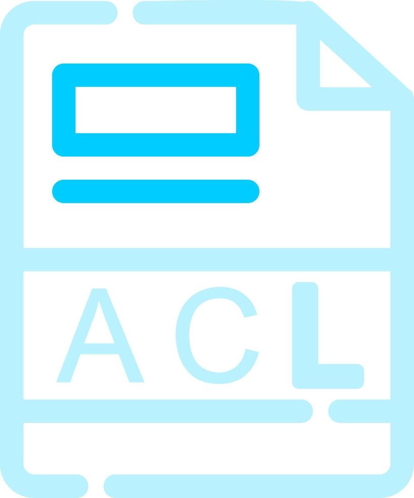 ACL Creative Icon Design vector