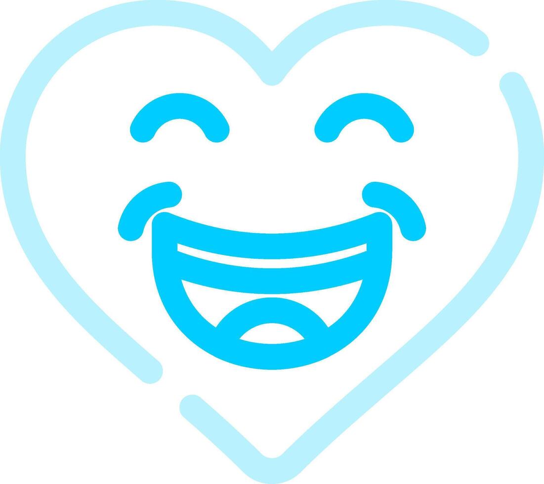 Smile Beam Creative Icon Design vector