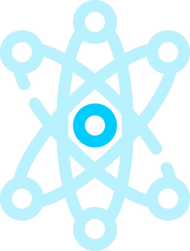 Atom Creative Icon Design vector
