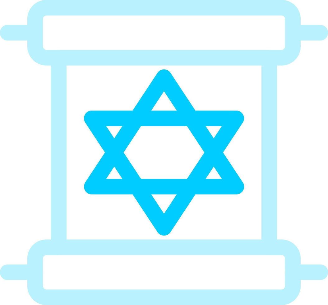 Scroll torah Creative Icon Design vector