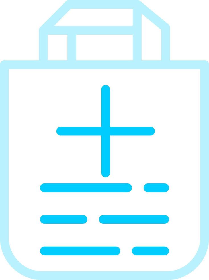 Medical Bag Creative Icon Design vector