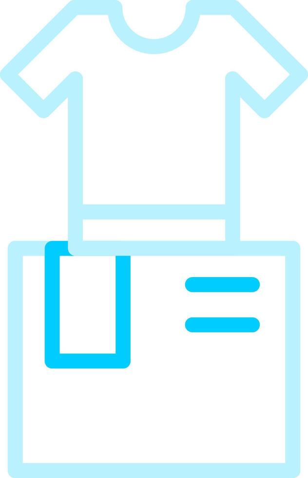 Clothes Box Creative Icon Design vector