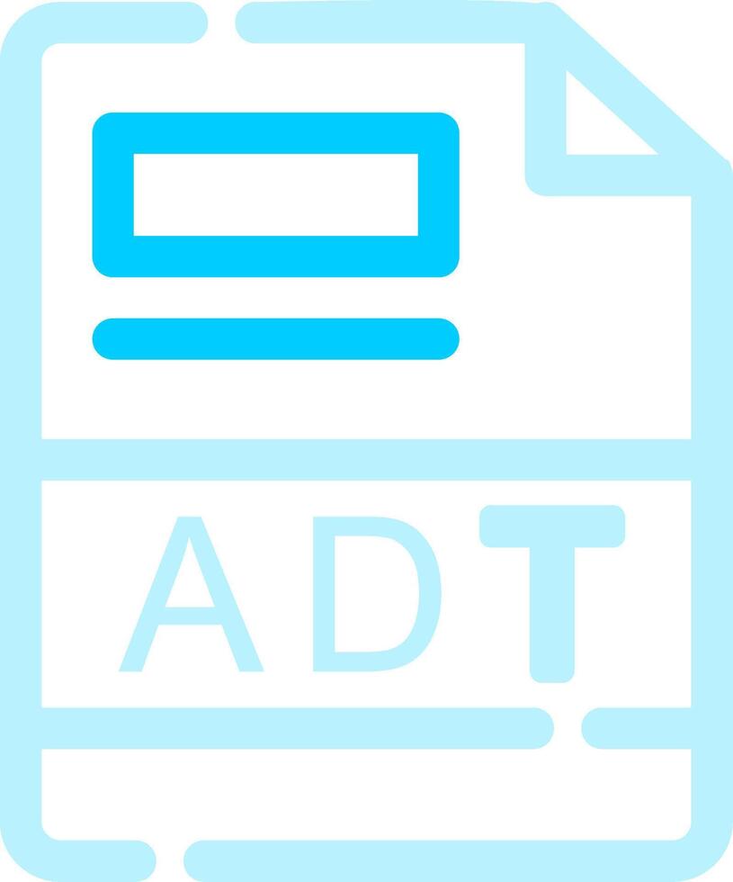 adt creativo icono diseño vector