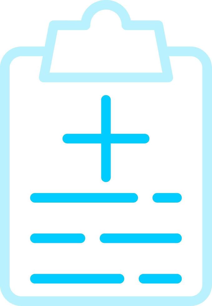 Medical Report Creative Icon Design vector