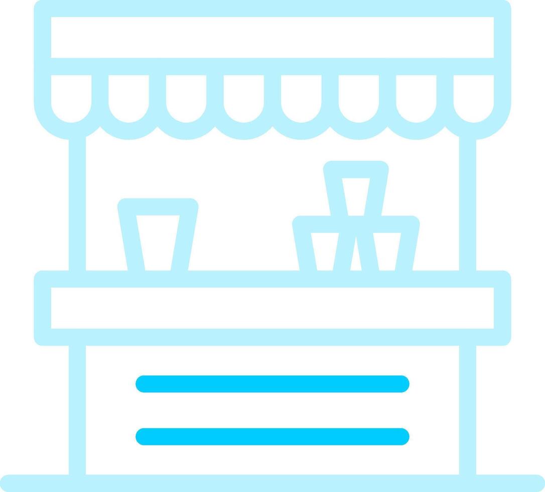 Stand Creative Icon Design vector
