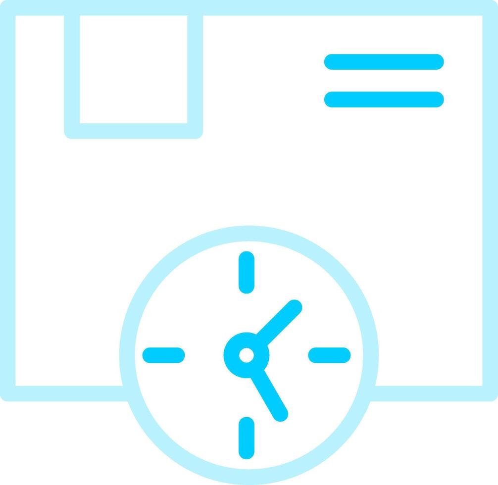 Delivery Time Creative Icon Design vector