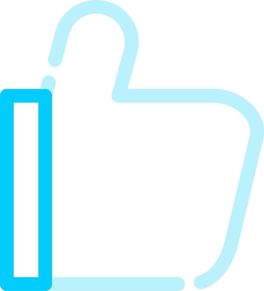Thumbs-Up Creative Icon Design vector