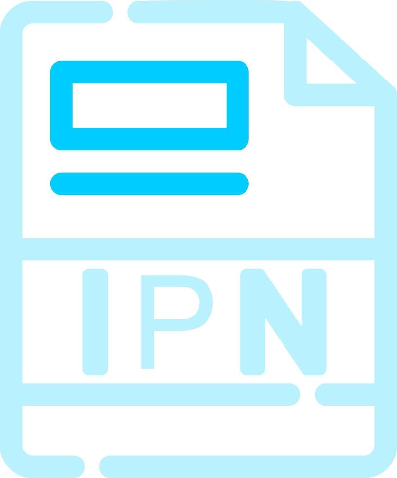 ipn creativo icono diseño vector