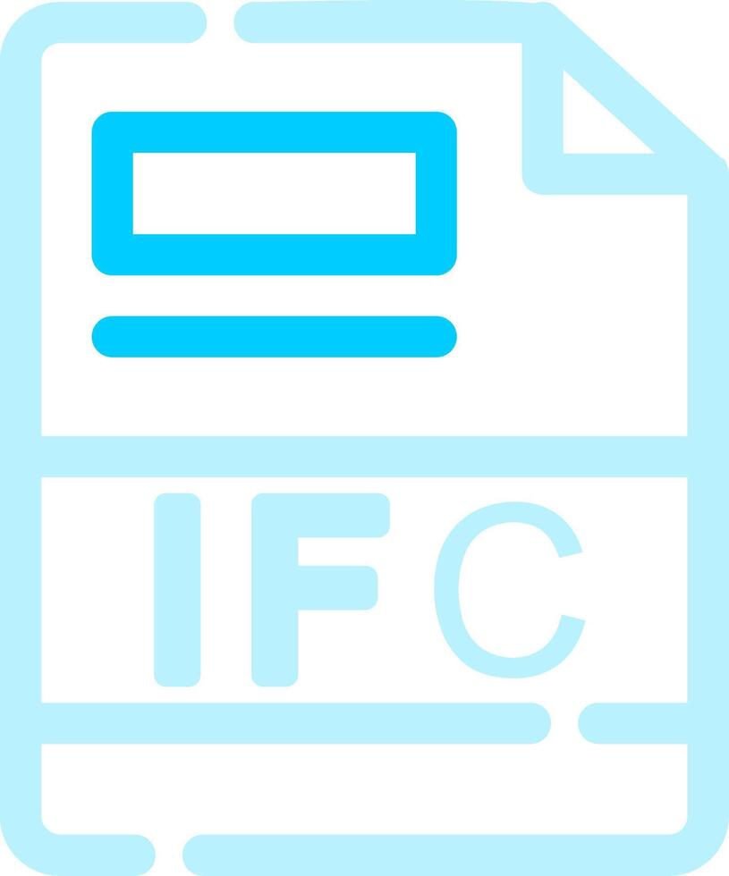 IFC Creative Icon Design vector