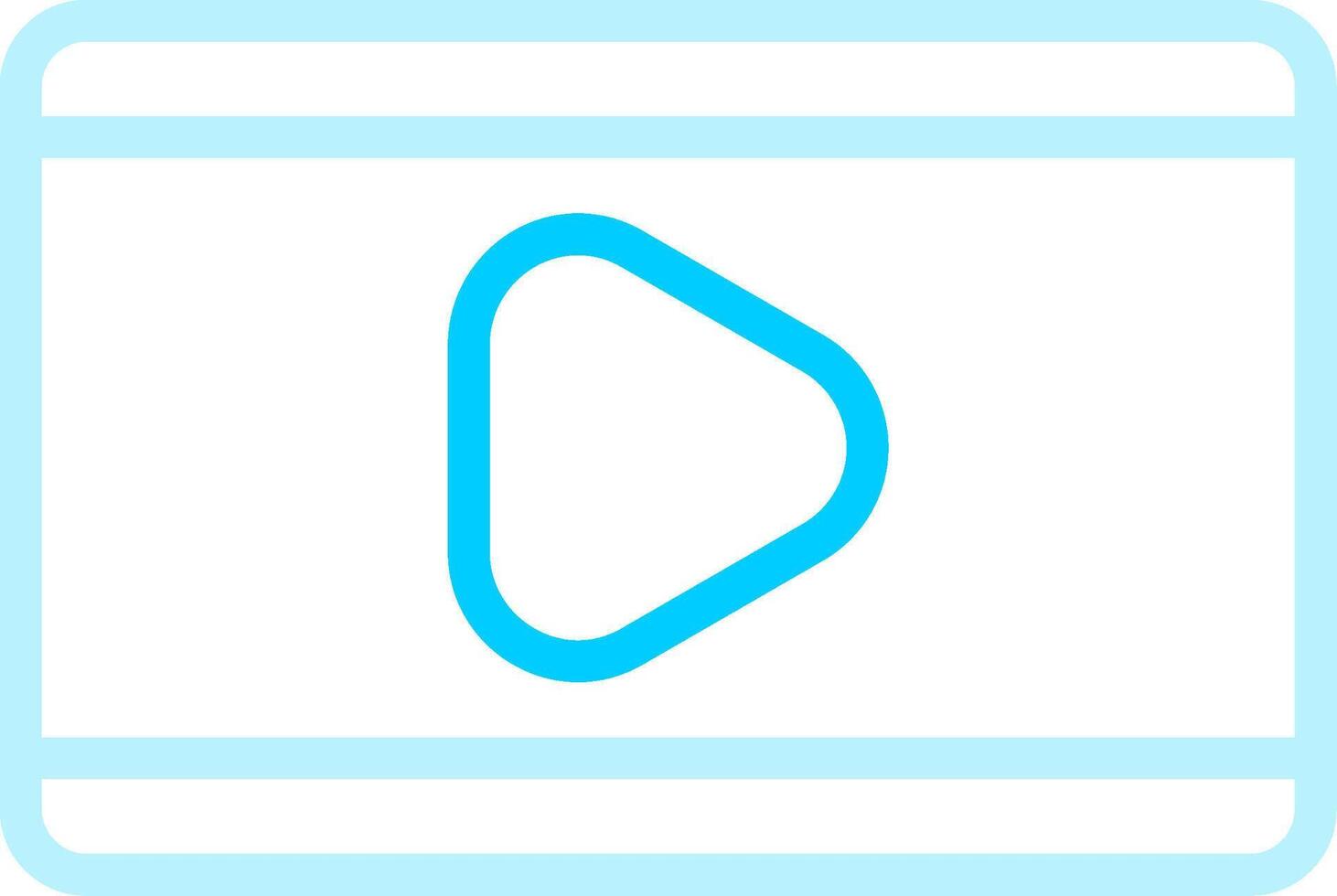 Video Play Creative Icon Design vector