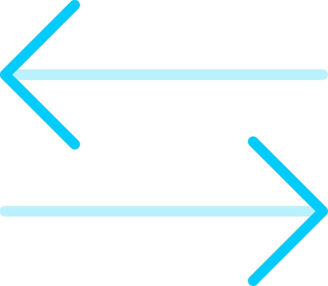 Double Arrow Creative Icon Design vector