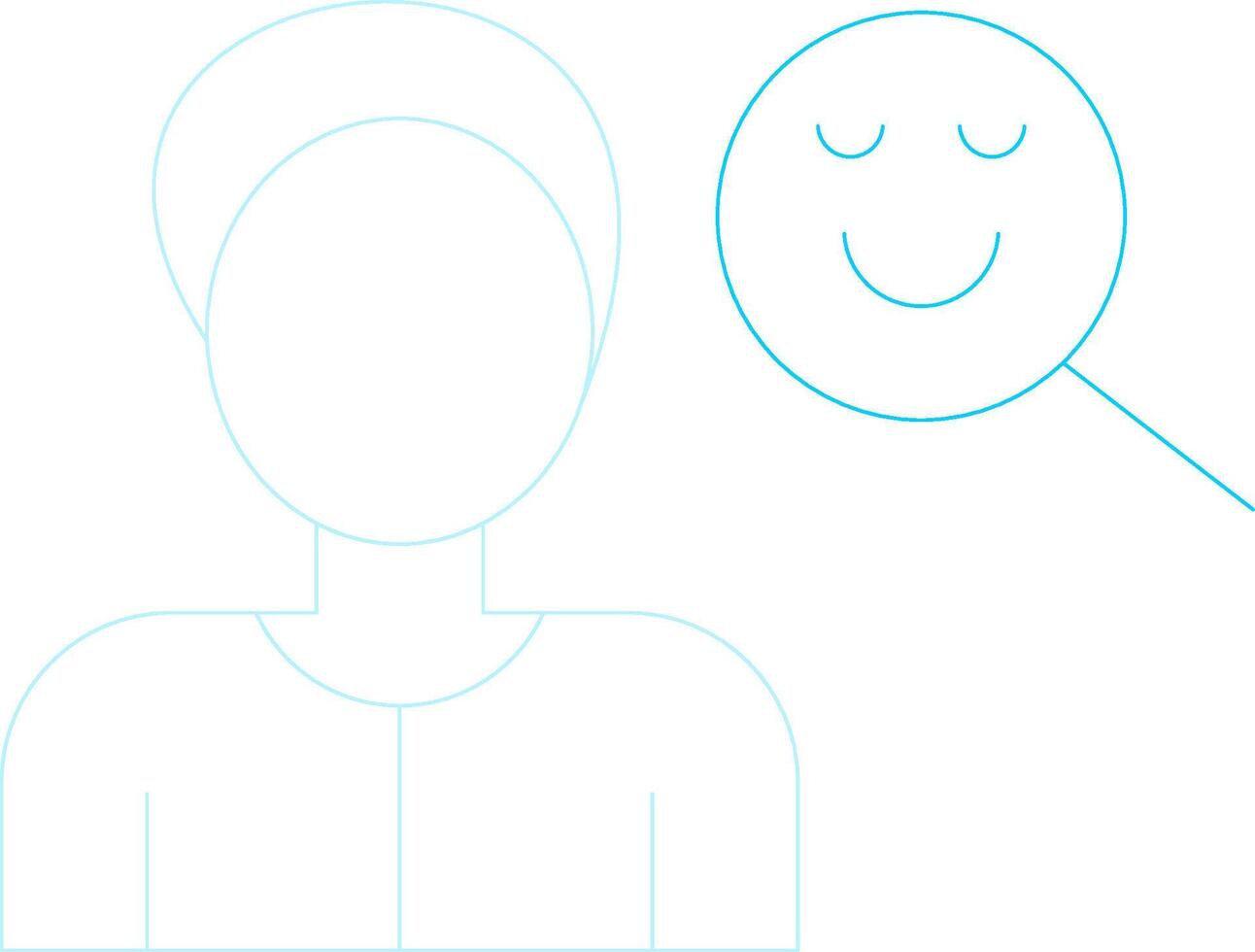 Complex Emotion Creative Icon Design vector
