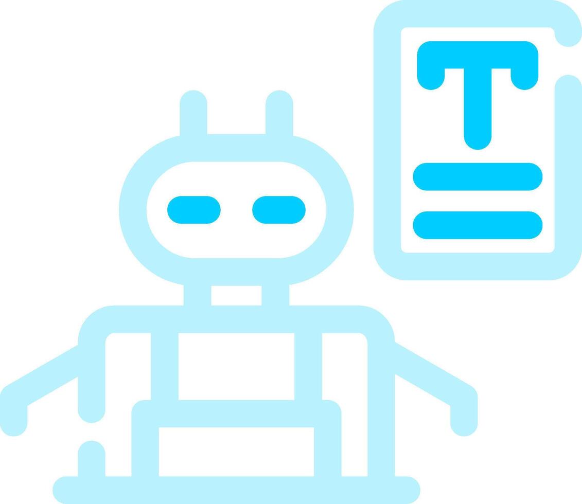 Bots Copywriting Creative Icon Design vector