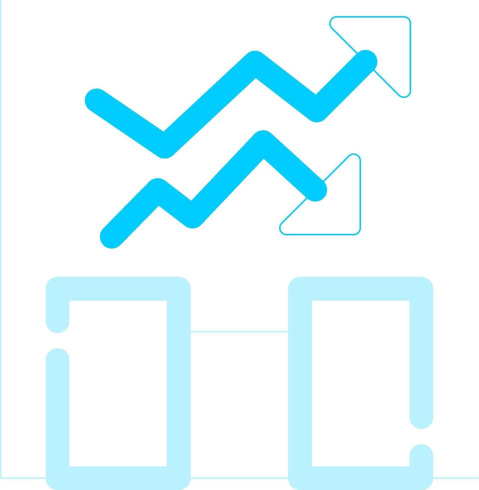 Online Trading Creative Icon Design vector