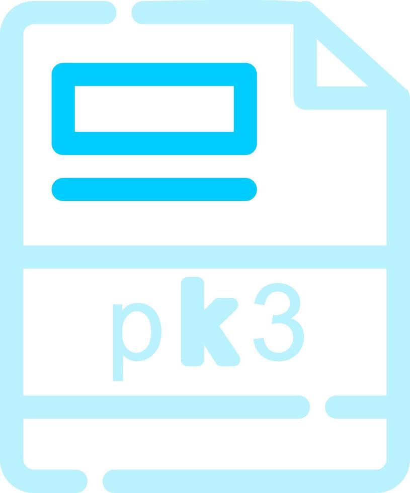 pk3 Creative Icon Design vector