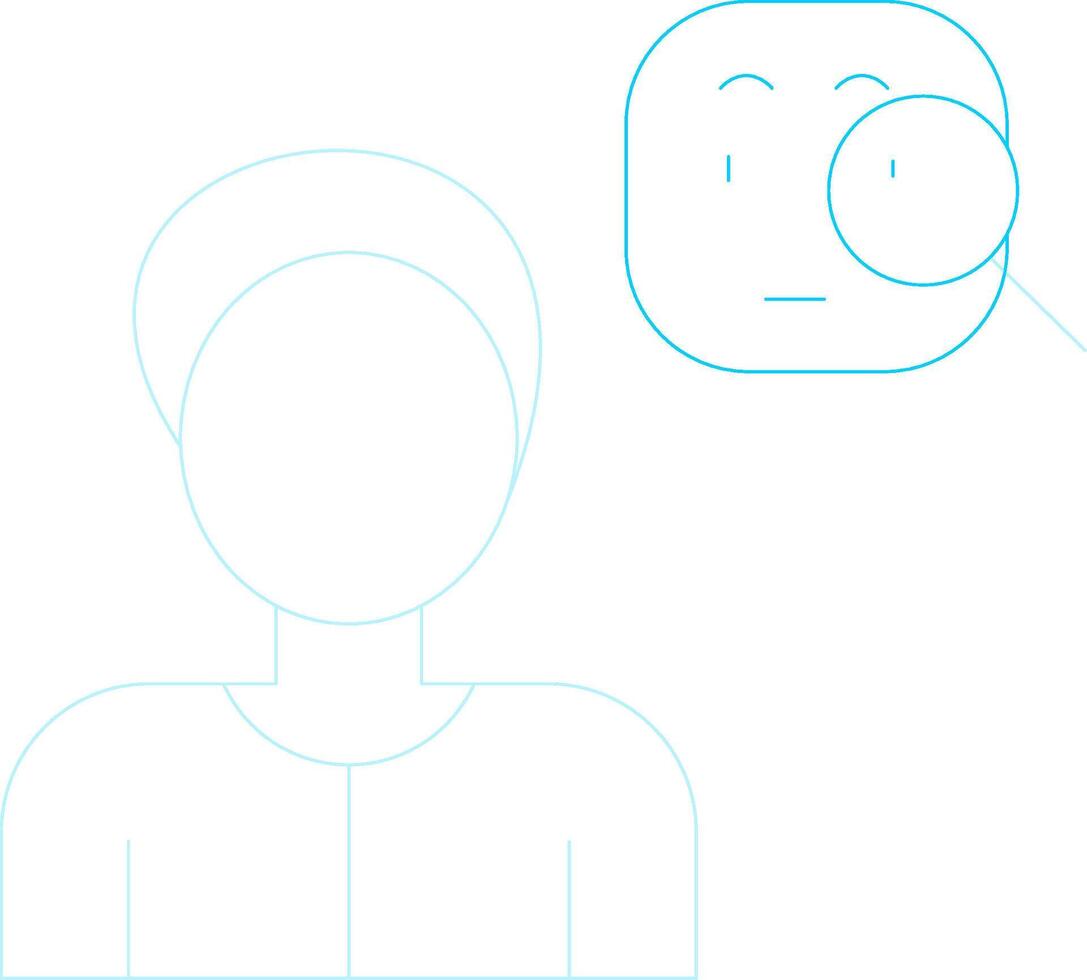 Suspicious Creative Icon Design vector