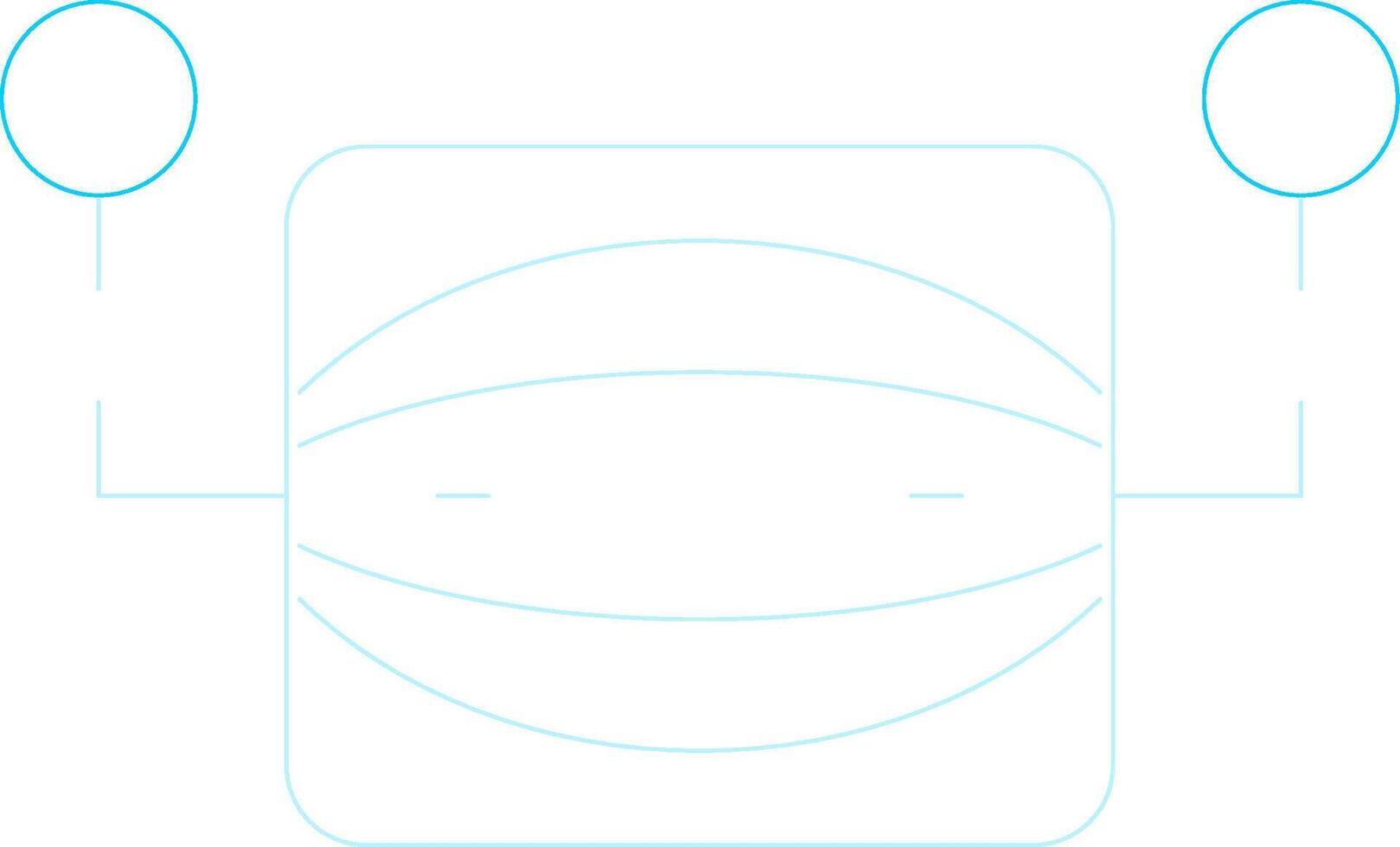 Virtual Assistant Creative Icon Design vector