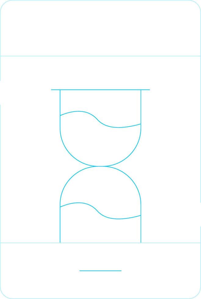Time Tracker App Creative Icon Design vector