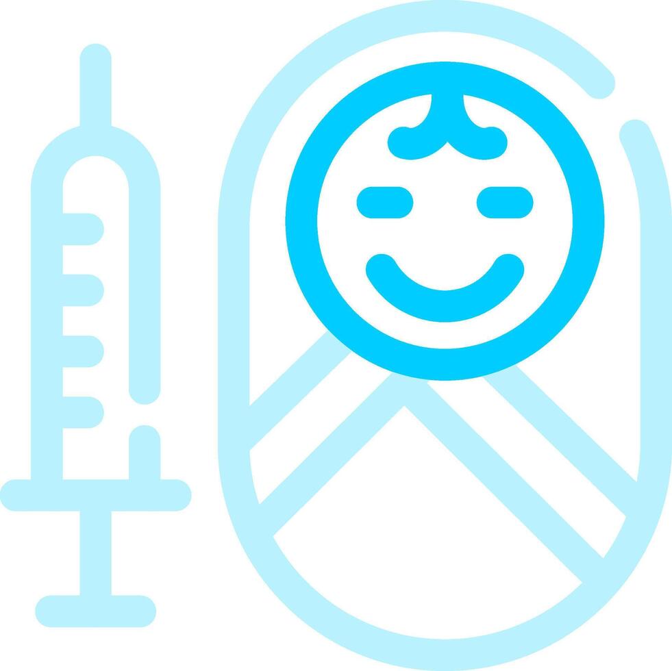 Vaccination Creative Icon Design vector