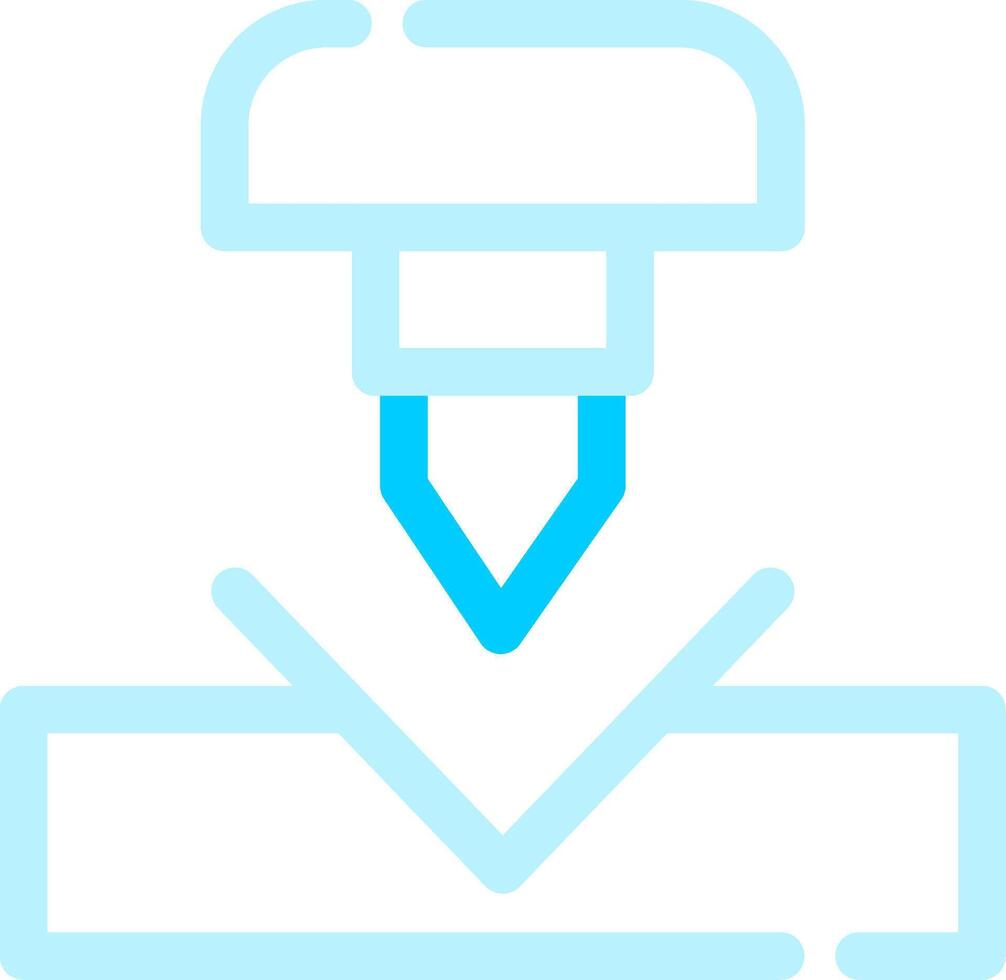 Bending Creative Icon Design vector