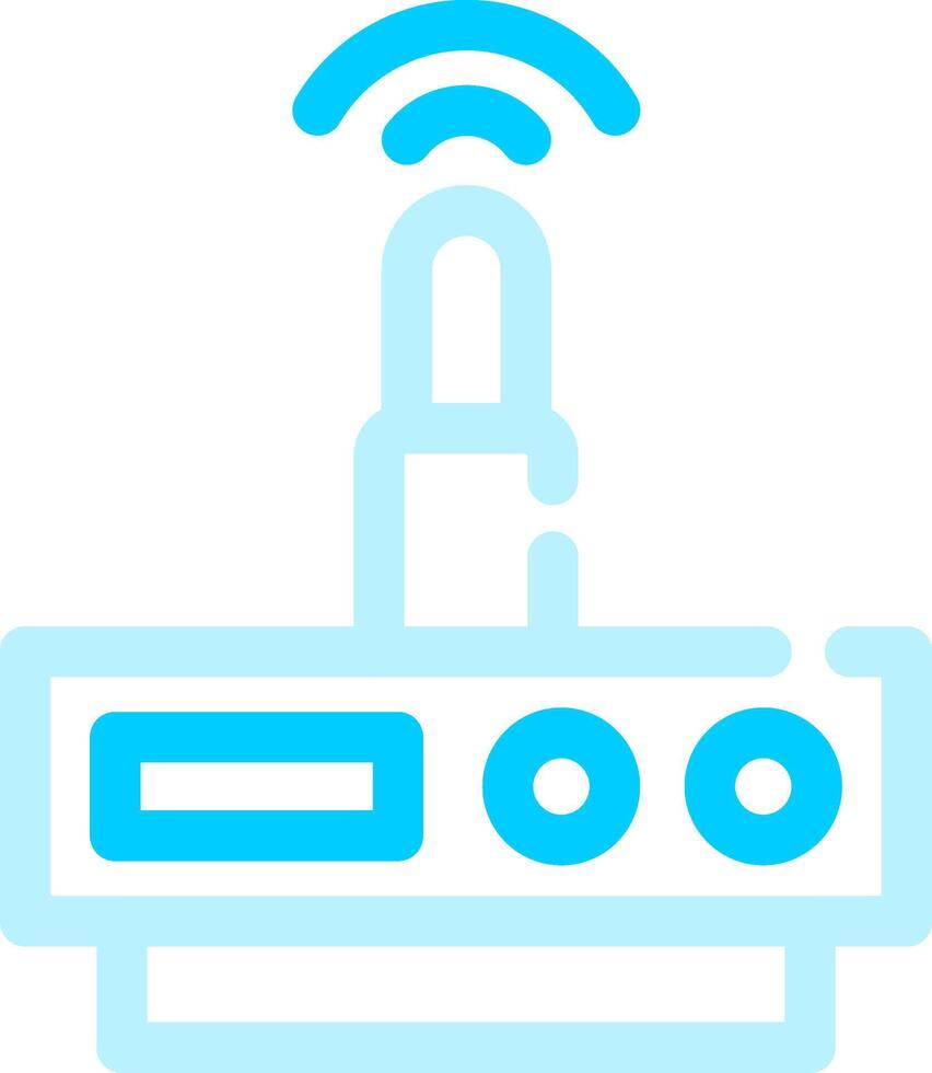 Wifi Router Creative Icon Design vector