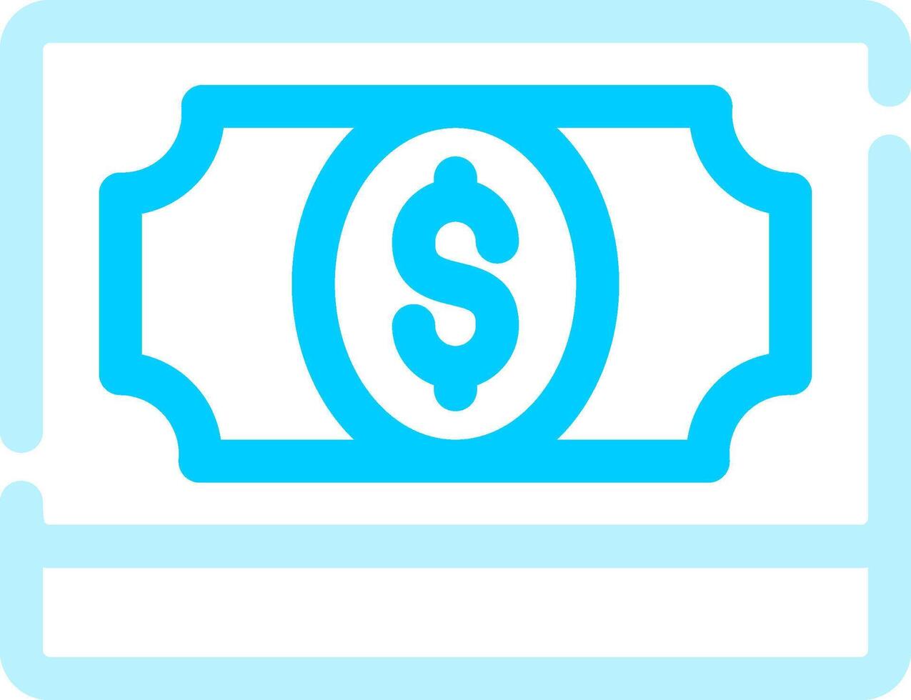 Banknotes Creative Icon Design vector