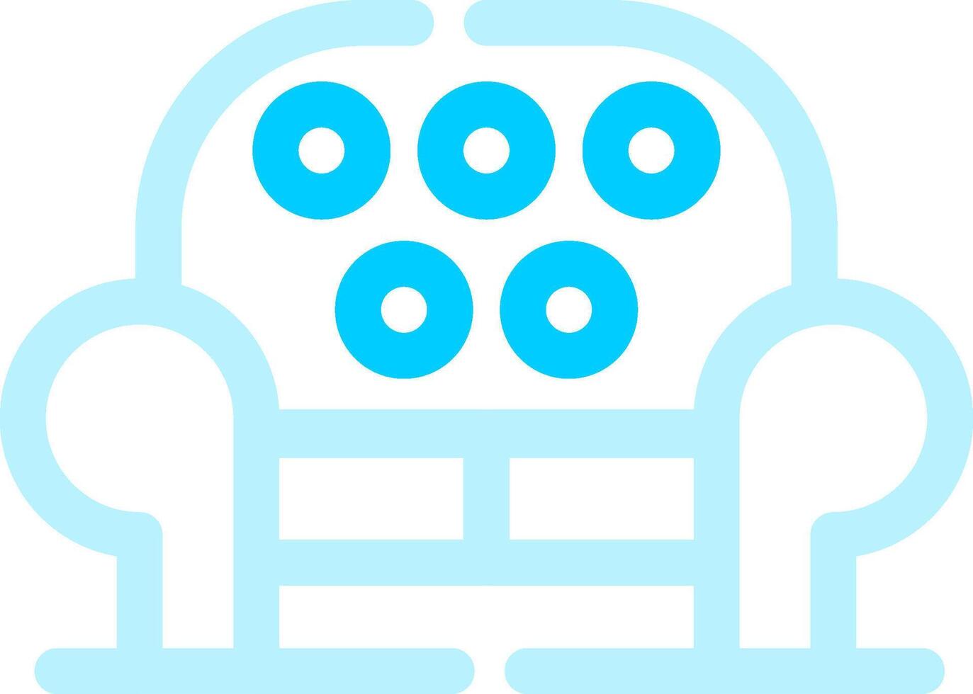 Sofa Creative Icon Design vector