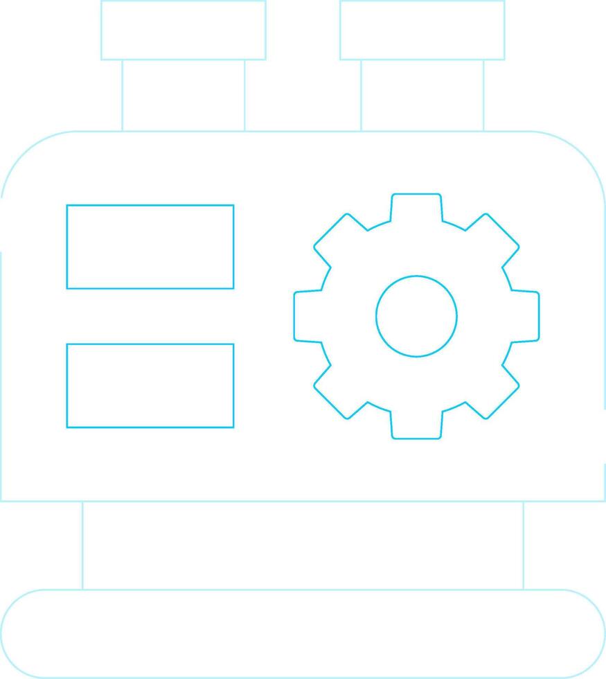 Machinery Creative Icon Design vector