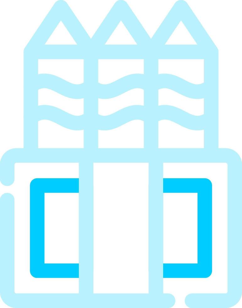 Line Two Color Design vector