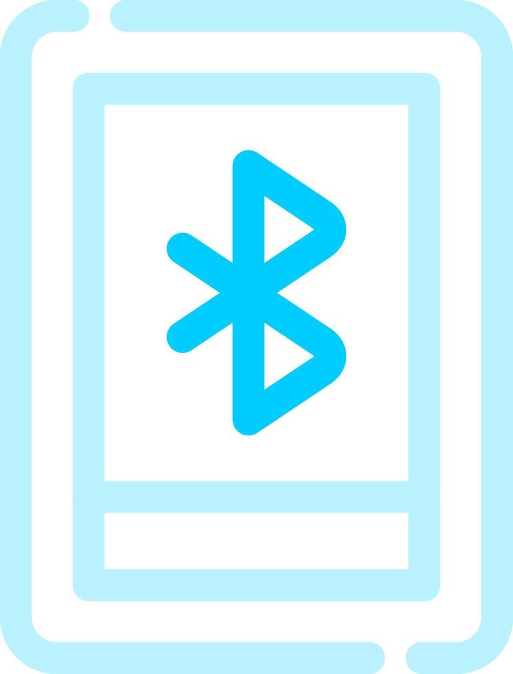 diseño de icono creativo bluetooth vector