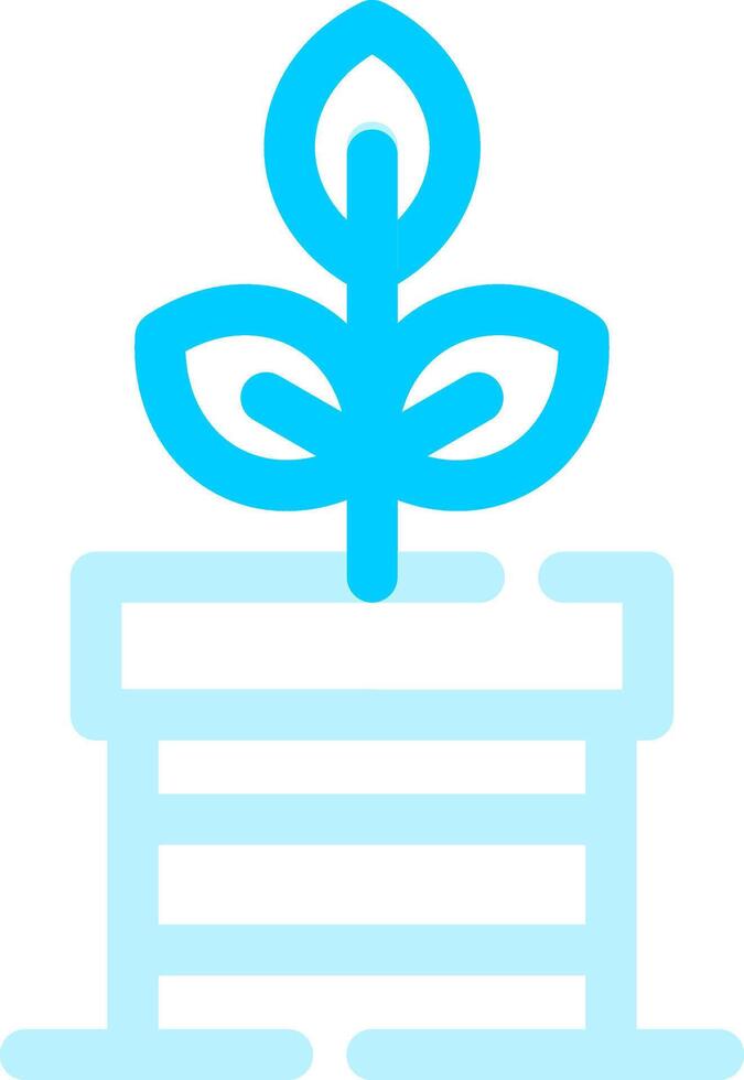 Plant Pot Creative Icon Design vector