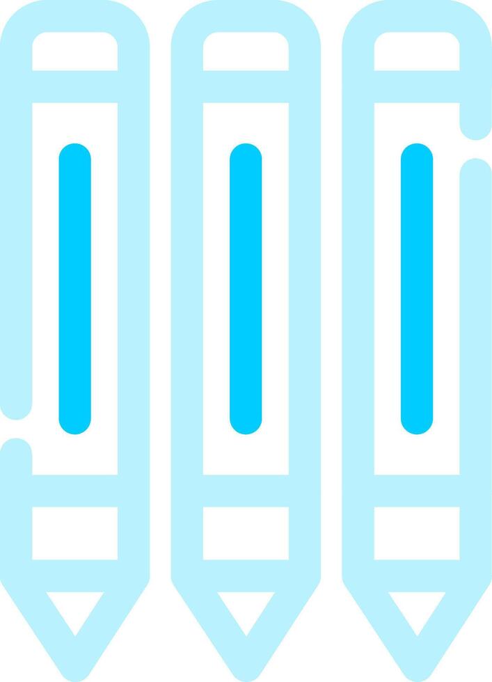 Pencils Creative Icon Design vector