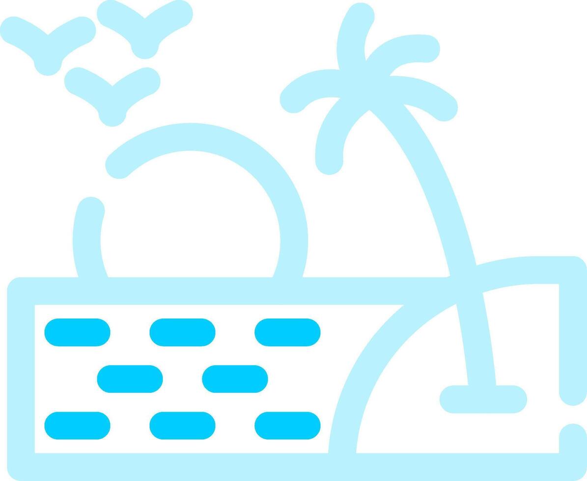 Sunset Creative Icon Design vector