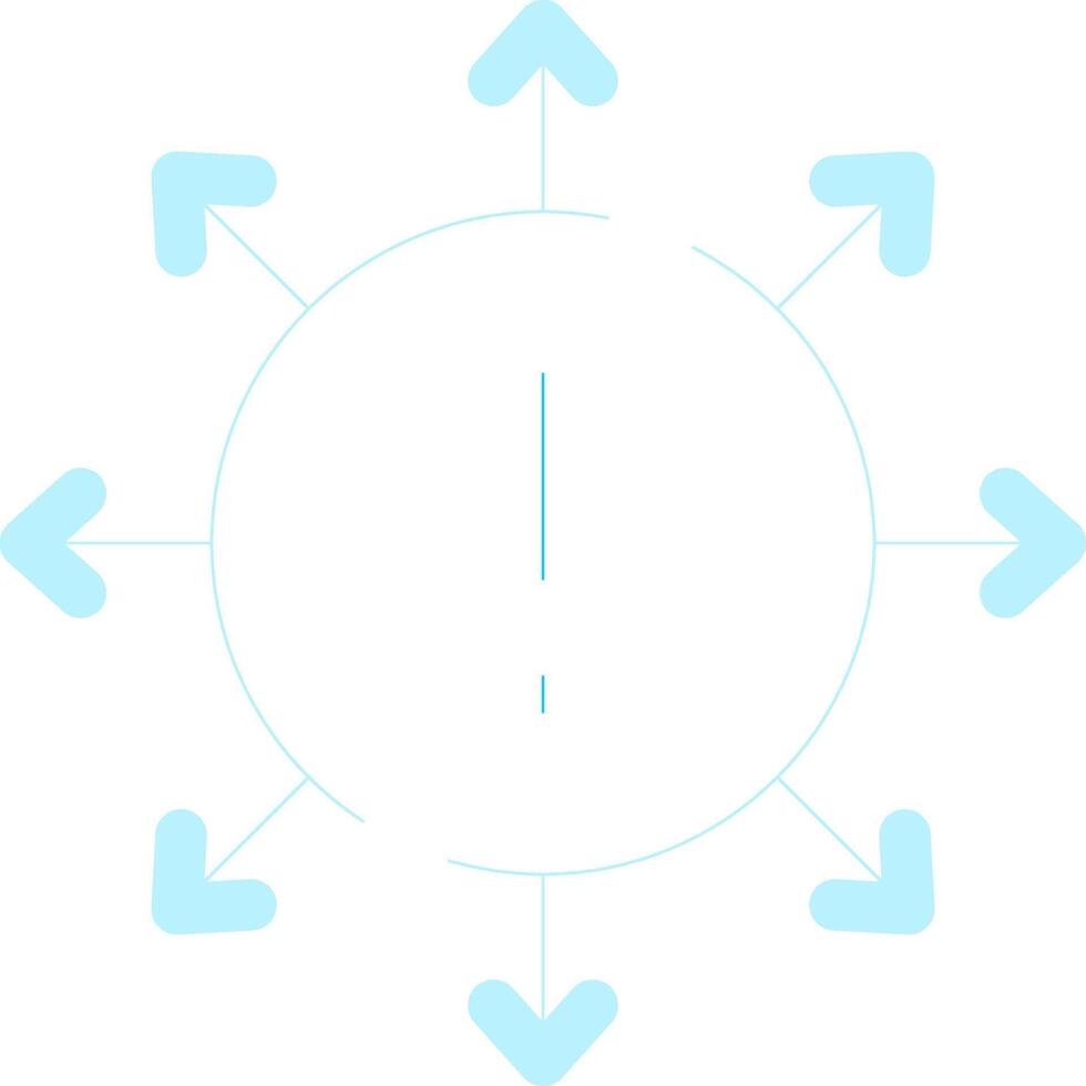 Diversification Creative Icon Design vector