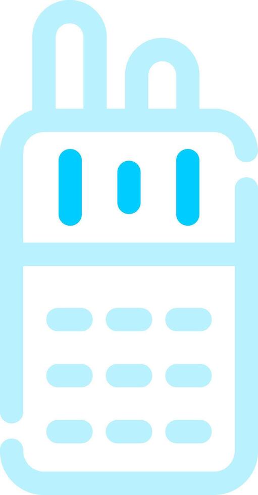 Walkie Talkie Creative Icon Design vector
