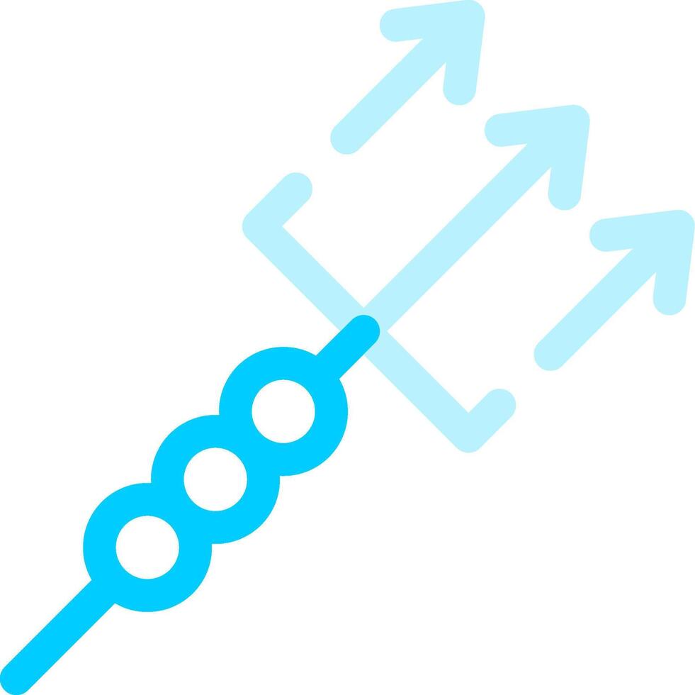 Trident Creative Icon Design vector