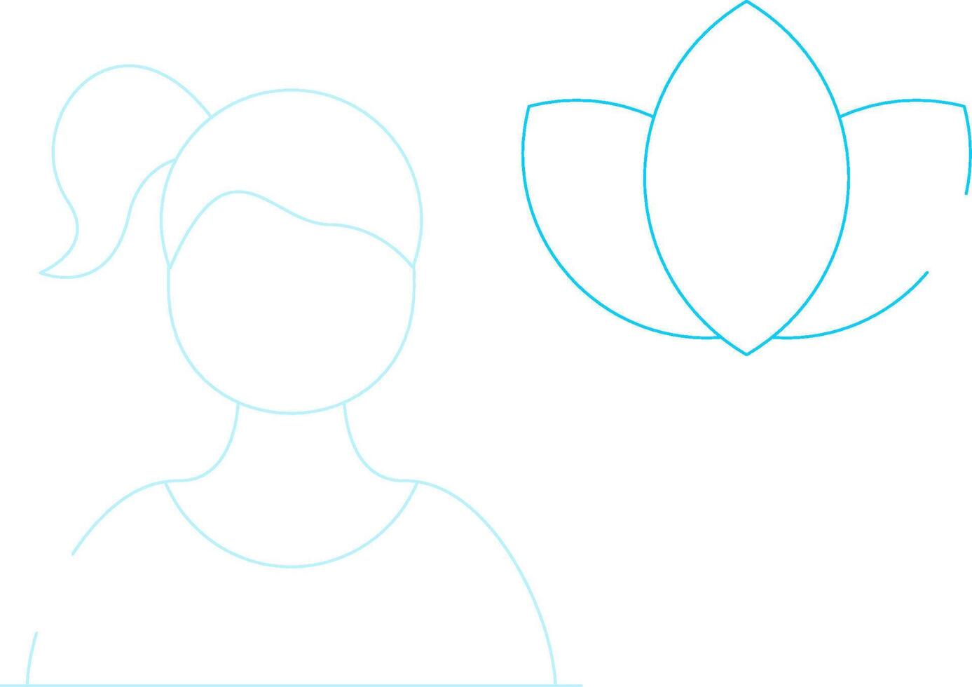 Meditation Creative Icon Design vector