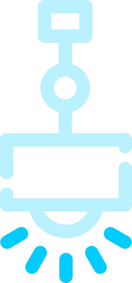 Hanging Lamp Creative Icon Design vector
