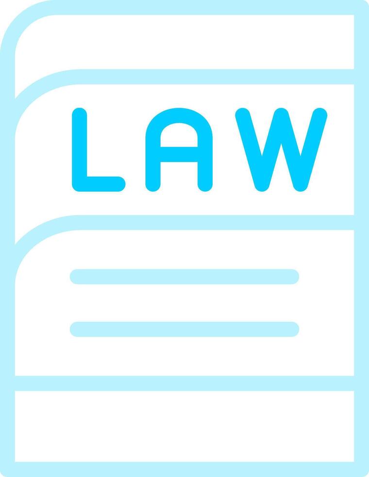 Law Book Creative Icon Design vector