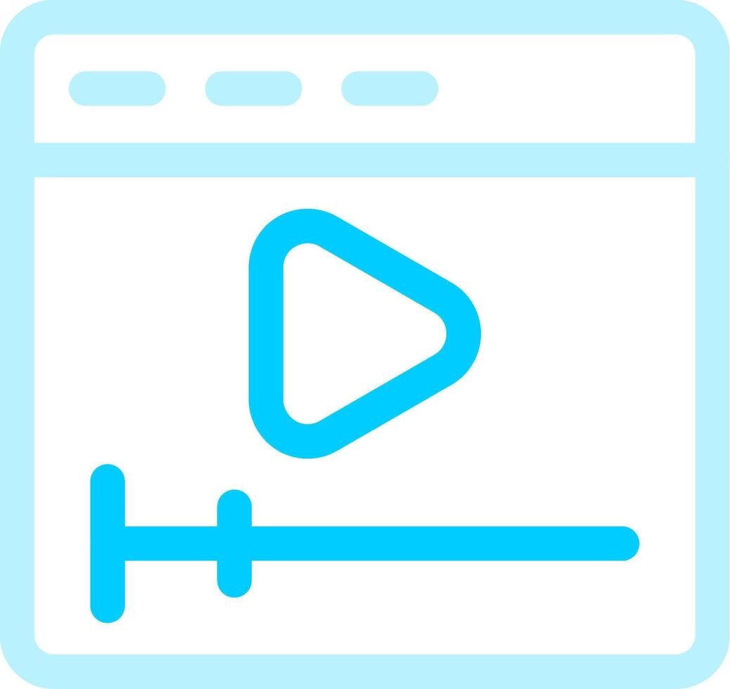 Video Creative Icon Design vector