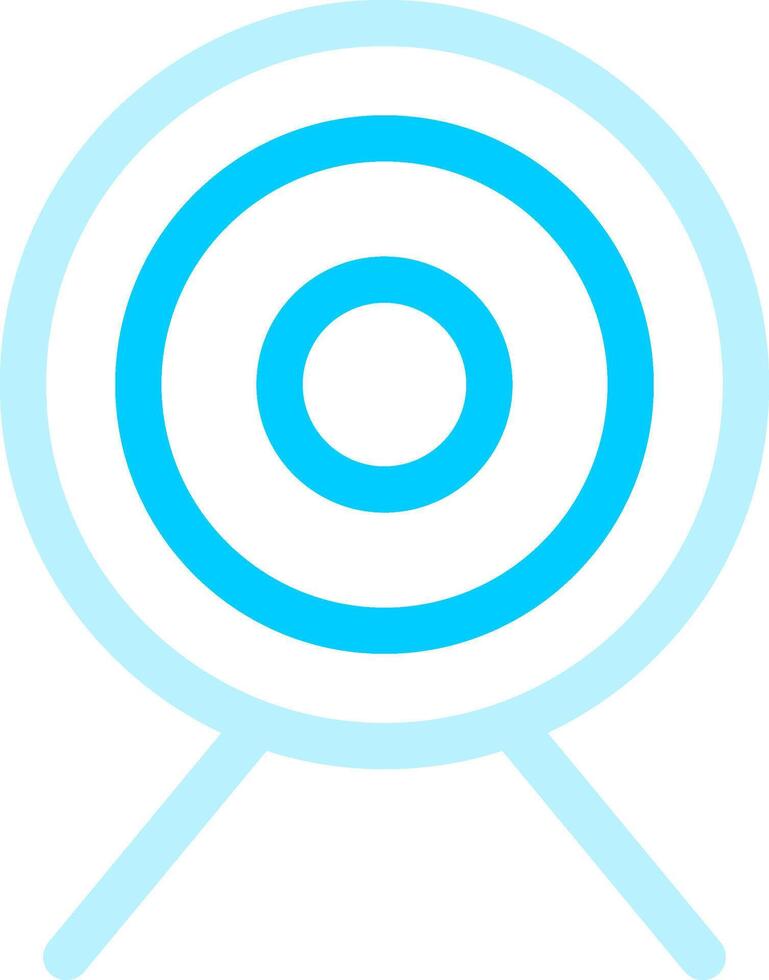 Bullseye Creative Icon Design vector