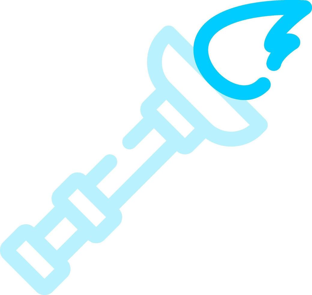 Torch Creative Icon Design vector