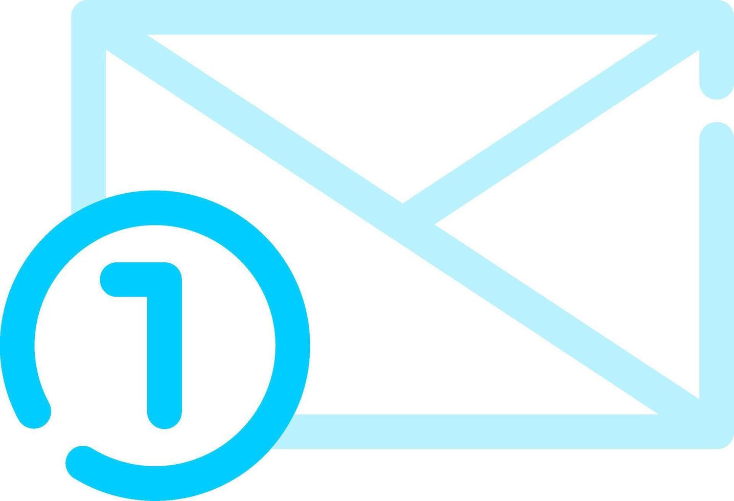 Email Creative Icon Design vector