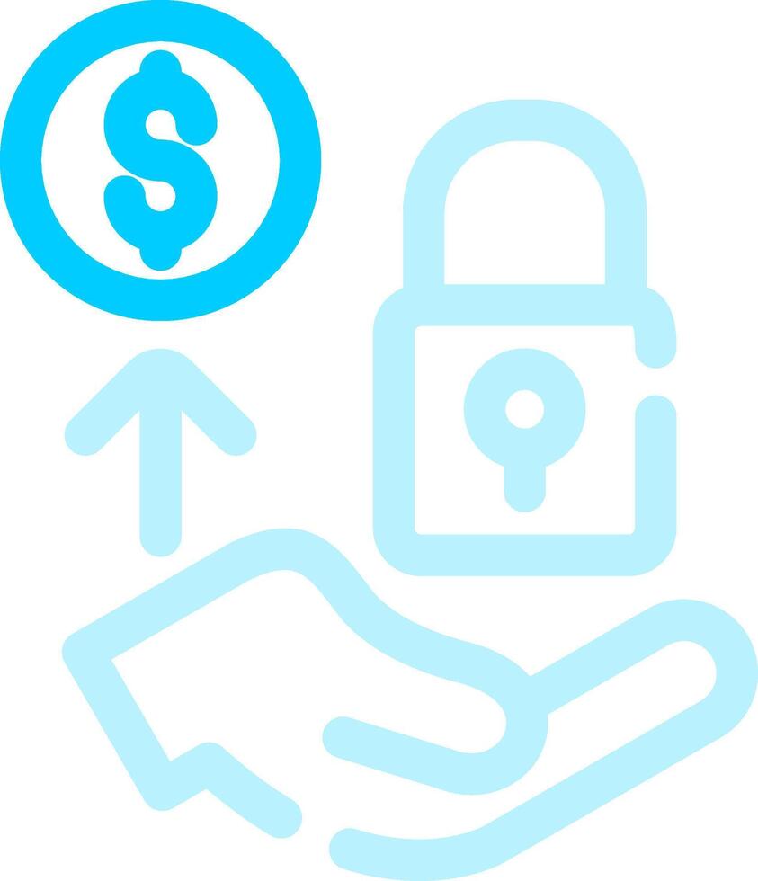 Private Offering Creative Icon Design vector