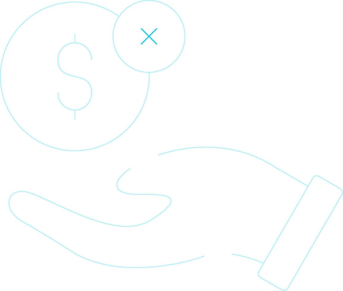 Canceled Creative Icon Design vector