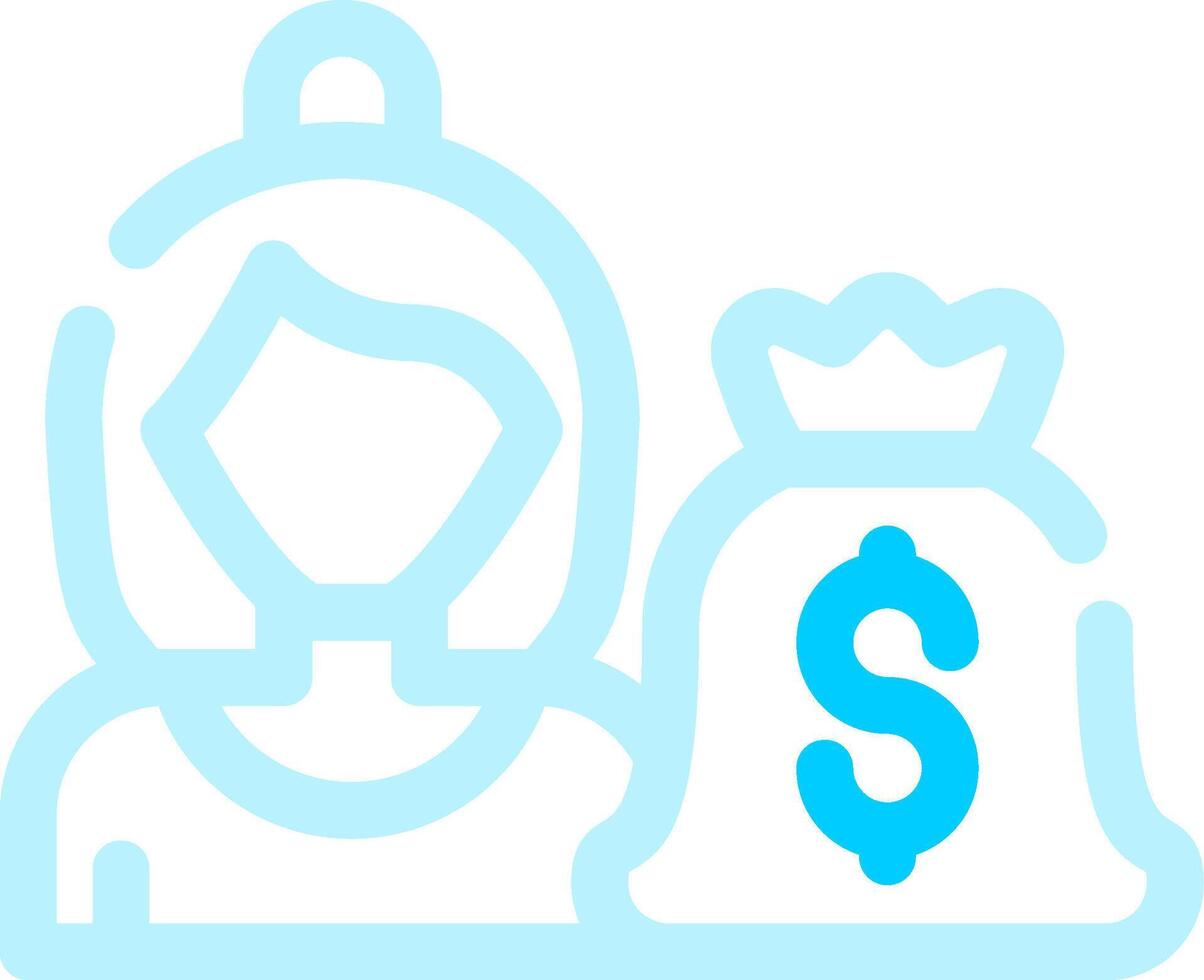 Investor Creative Icon Design vector