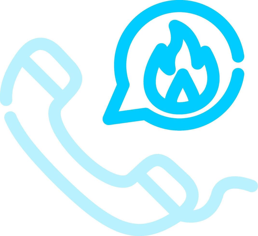 Emergency Call Creative Icon Design vector