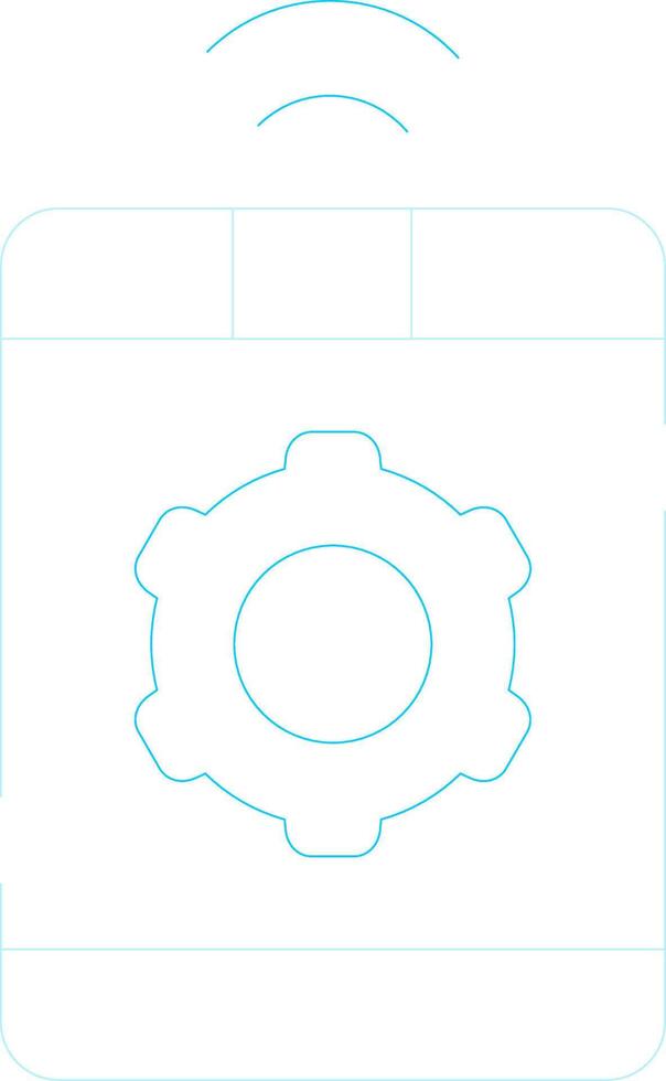 Smart Setting Creative Icon Design vector